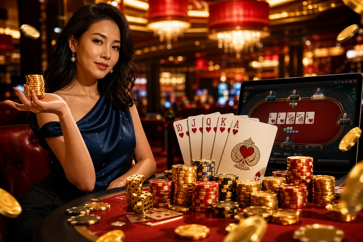 juta888 Casino suasana meja baccarat live